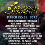 Suwannee Springfest 2012 ~ Intial Artists Announced