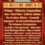 High Sierra 2013 Announce Initial Lineup: Primus, Moe., Thievery Corporation & More