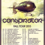 Conspirator Release 2013 Fall Tour Schedule
