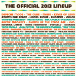 The Official Austin City Limits 2013 Lineup: Depeche Mode, The Cure, Kings of Leon & More