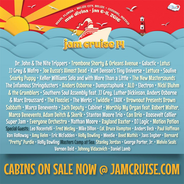Jam Cruise 2016