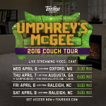 Umphrey’s McGee April Couch Tour 2016